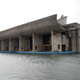 The Assembly Hall designed by Le Corbusier.